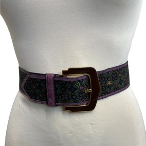 Valentino Garavani Purple Vintage Belt